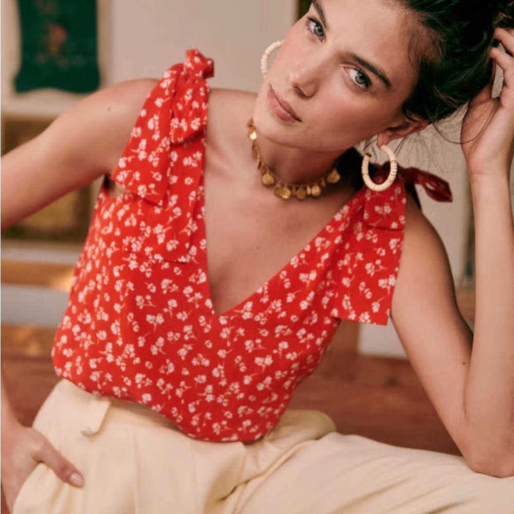 Silk Sezane Top